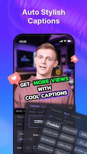 Blink Captions by Vozo AI Capture d’écran 2