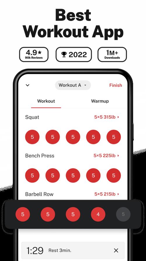 StrongLifts應用截圖第1張