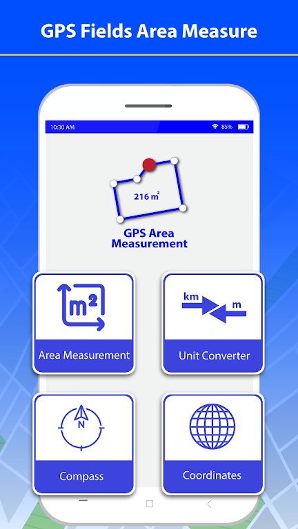 GPS Fields - Area Measure App スクリーンショット 2