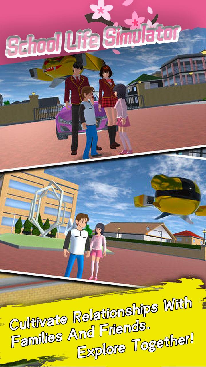 School Life Simulator Captura de tela 2