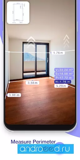 AR Plan 3D Tape Measure, Ruler स्क्रीनशॉट 1