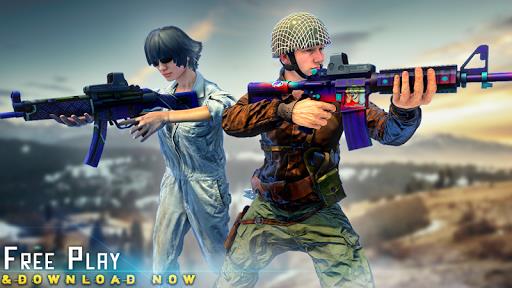 Battleground Free Firing Squad Fire Shooting Game スクリーンショット 3