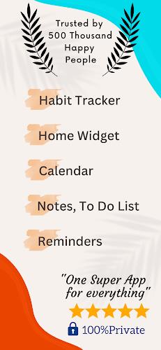 Habit Tracker Planner HabitYou スクリーンショット 1