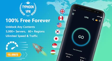 Typhoon VPN - Super Fast VPN應用截圖第1張