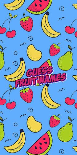 Guess the fruit name game应用截图第1张