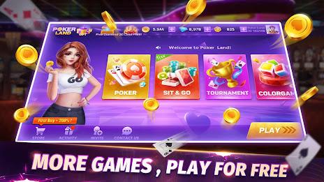 Poker Land - Texas Holdem Game Скриншот 4