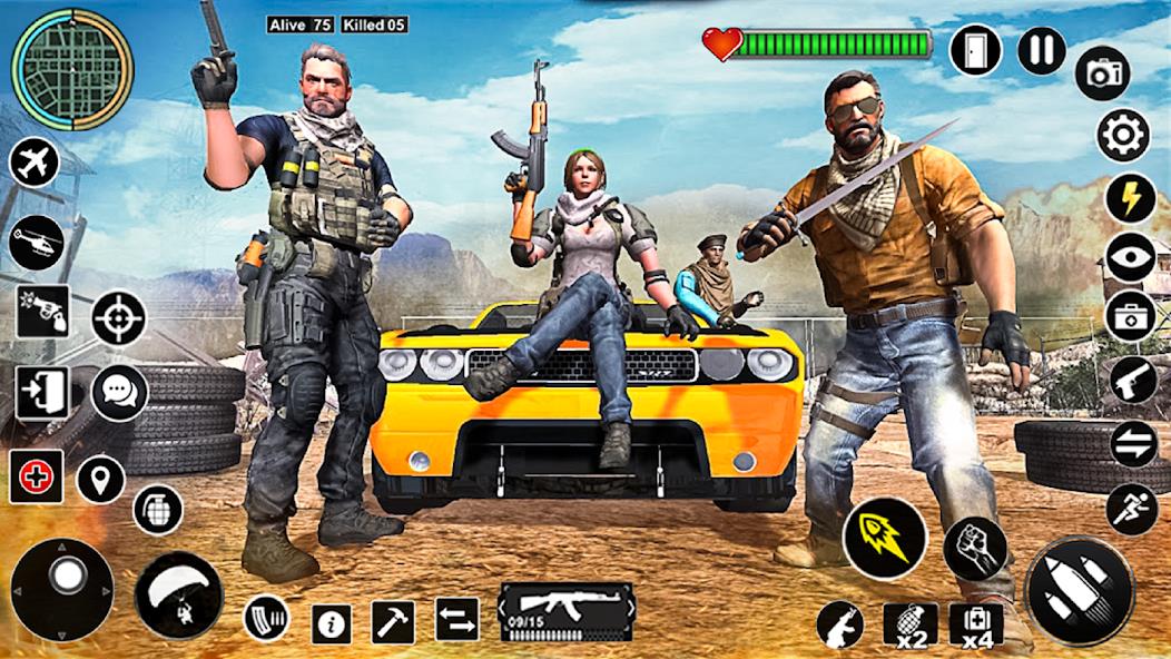 Commando Shooting Strike Games Mod स्क्रीनशॉट 4