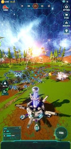 Star Farm: Merge Tower Defense Captura de tela 4