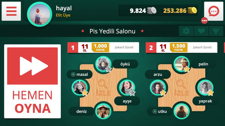Pis Yedili Online 스크린샷 4