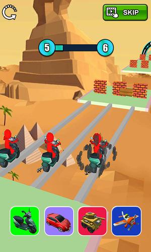 Epic Car Transform Race Screenshot 4