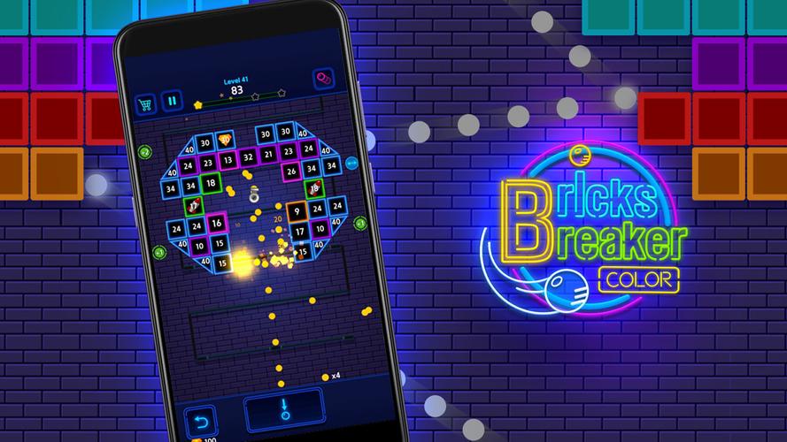 Bricks Breaker Color Screenshot 1