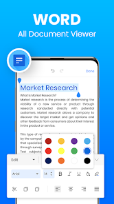 Docx Reader - PDF, XLSX, PPTX Capture d’écran 1