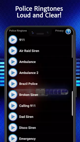 Police Ringtones Скриншот 1
