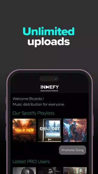 Indiefy - Music Distribution应用截图第3张