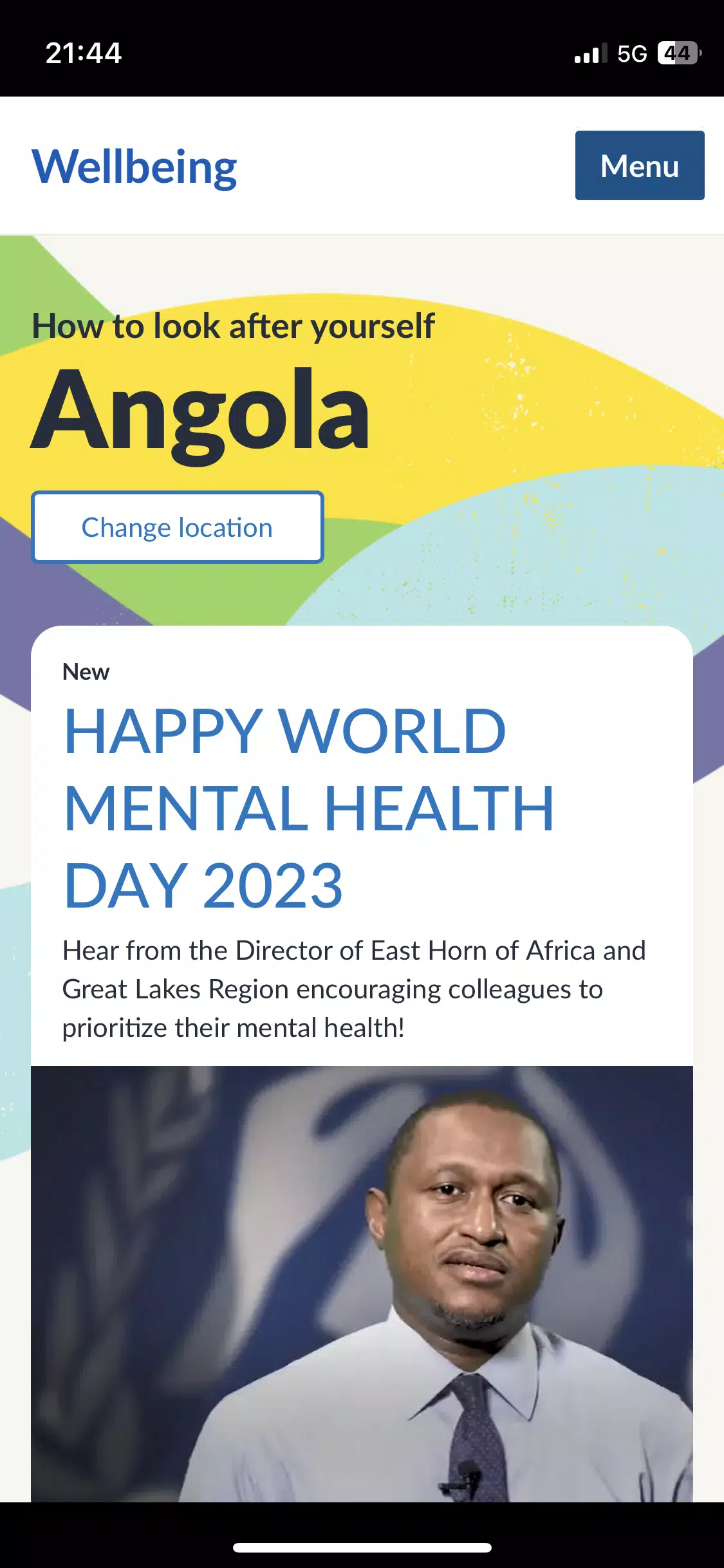 UNHCR Wellbeing Screenshot 4