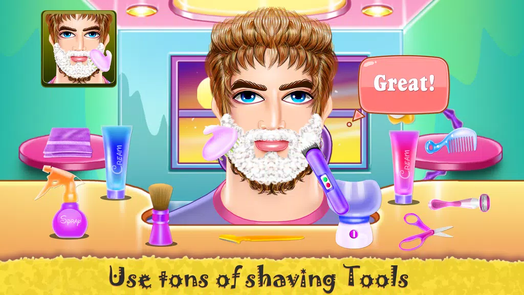 Daddy Fashion Beard Salon Capture d’écran 4