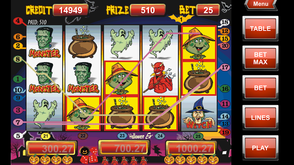 Halloween Slot Machines Pack स्क्रीनशॉट 1