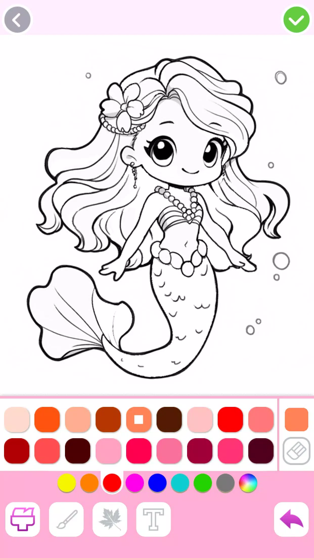Mermaid Coloring:Mermaid games應用截圖第4張