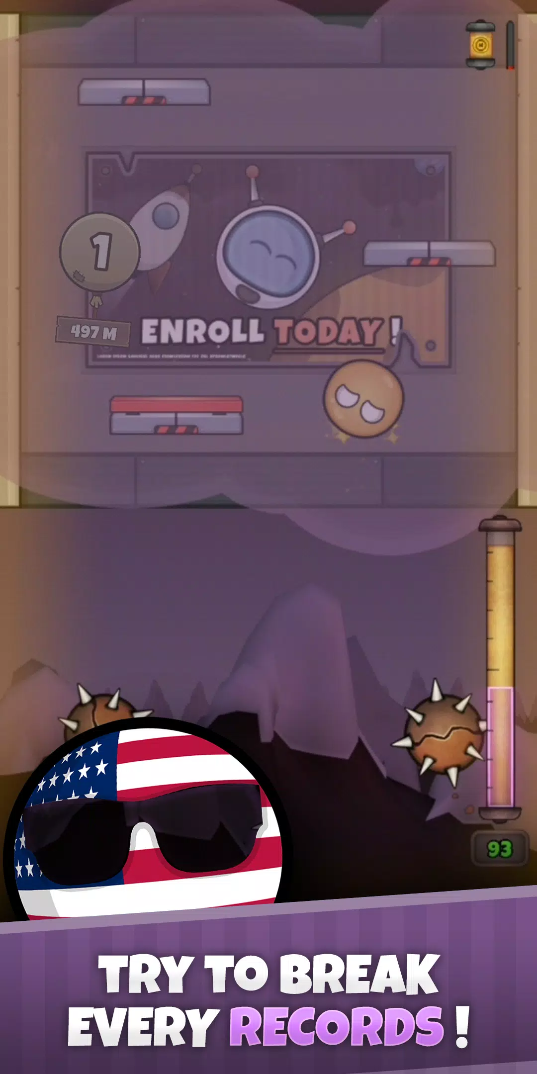 Countryball - Space Race Captura de tela 4