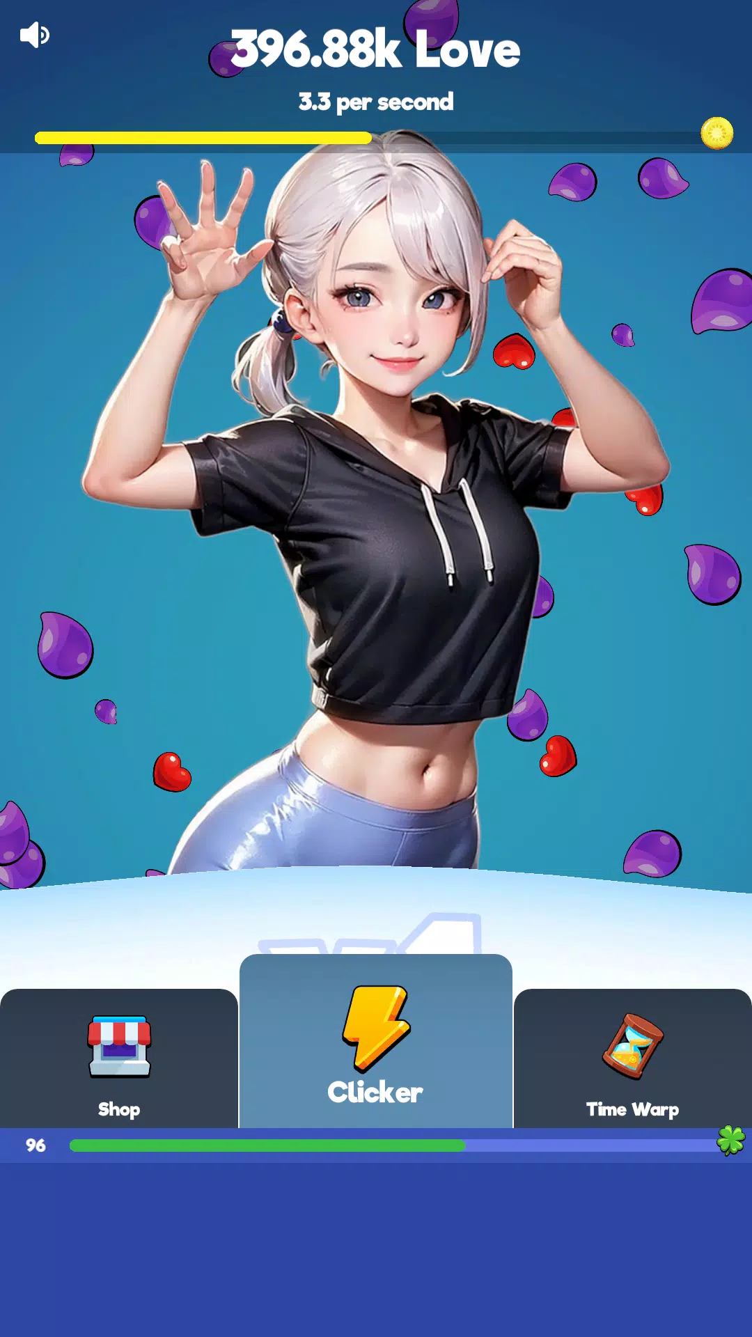 Sexy touch girls: idle clicker Capture d’écran 2