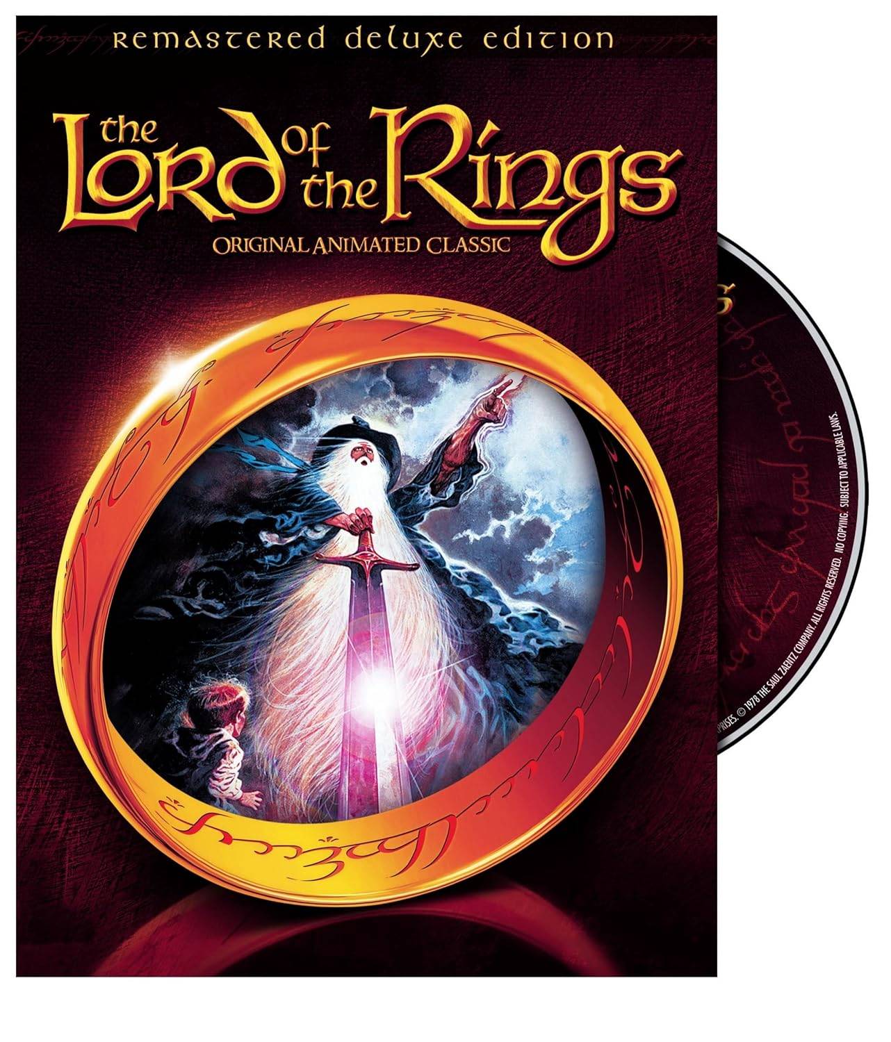 1978 Filme animado do Senhor dos Anéis agora US $ 5 na Amazon