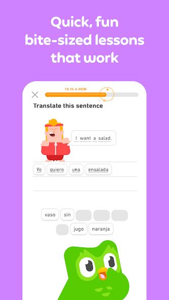 Duolingo: Language Lessons Mod Capture d'écran 3