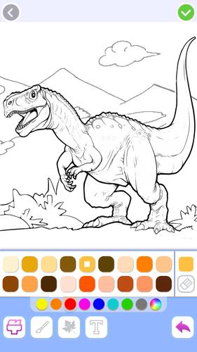 Dino Coloring スクリーンショット 2