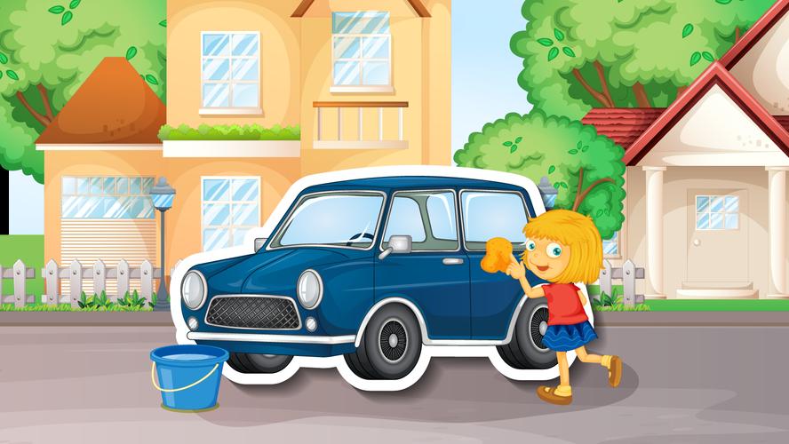 Car Wash Game For Kids Offline應用截圖第2張