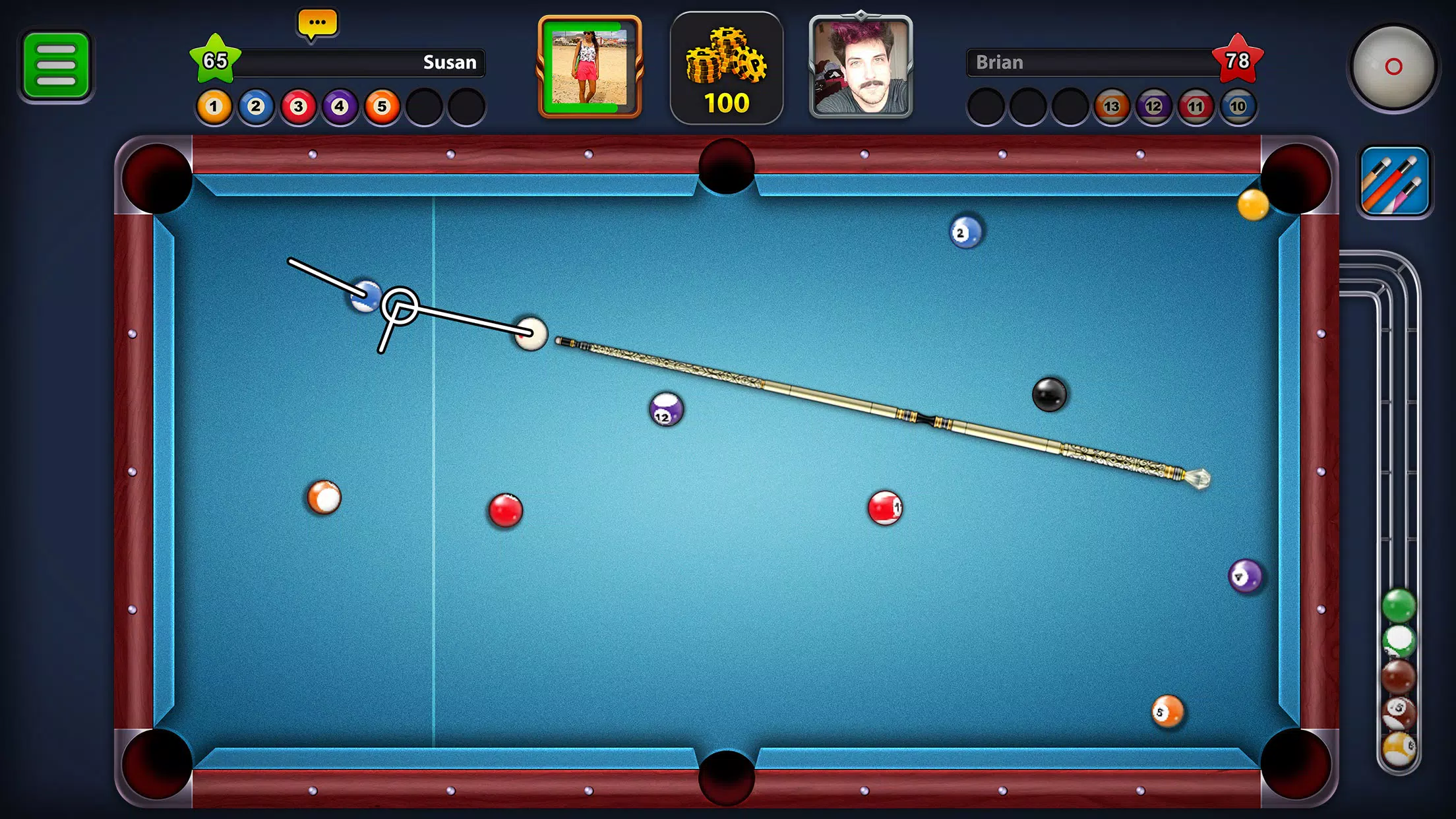 Billiards Game: 8 Ball Pool應用截圖第3張