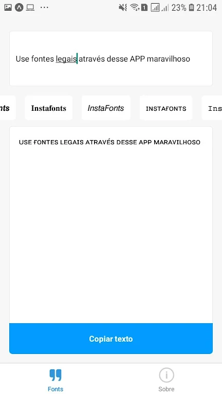 InstaFonts應用截圖第3張