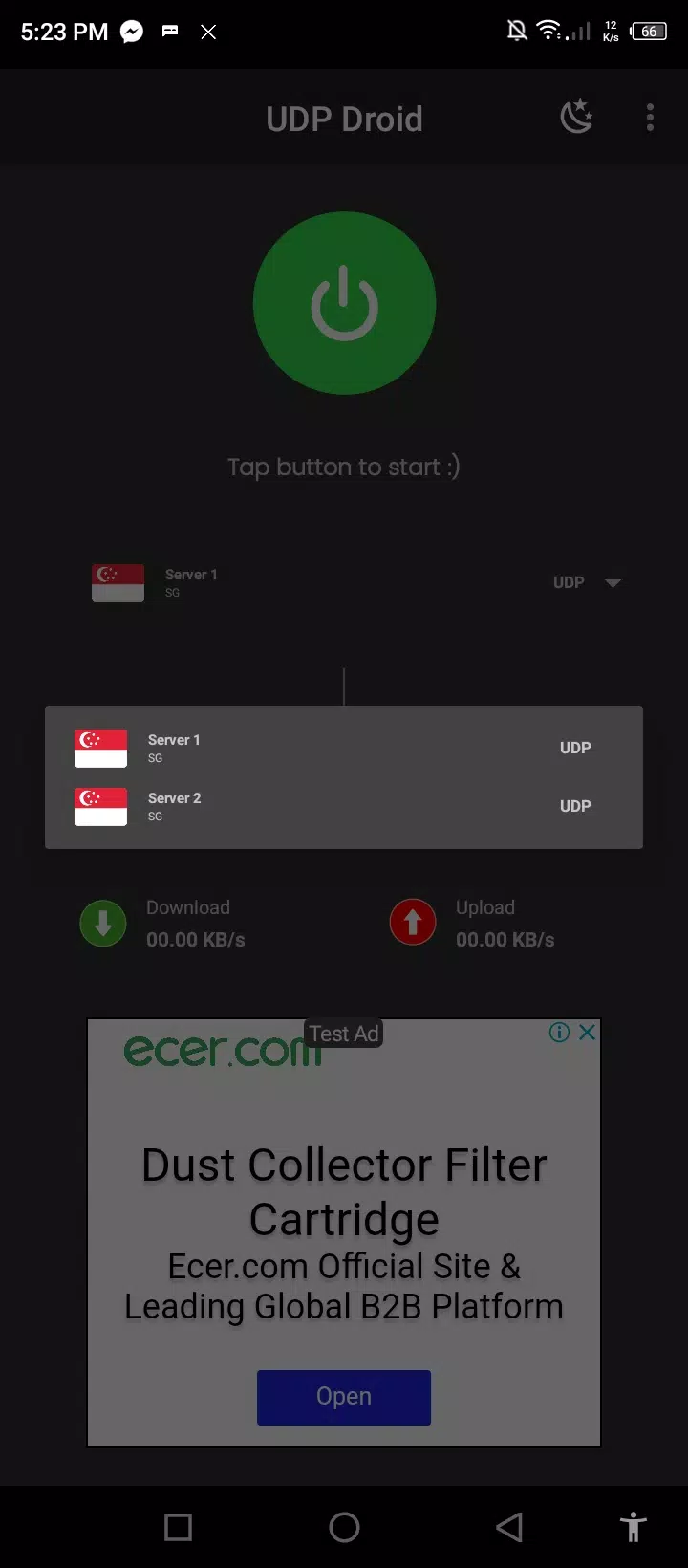 UDP Droid Screenshot 2