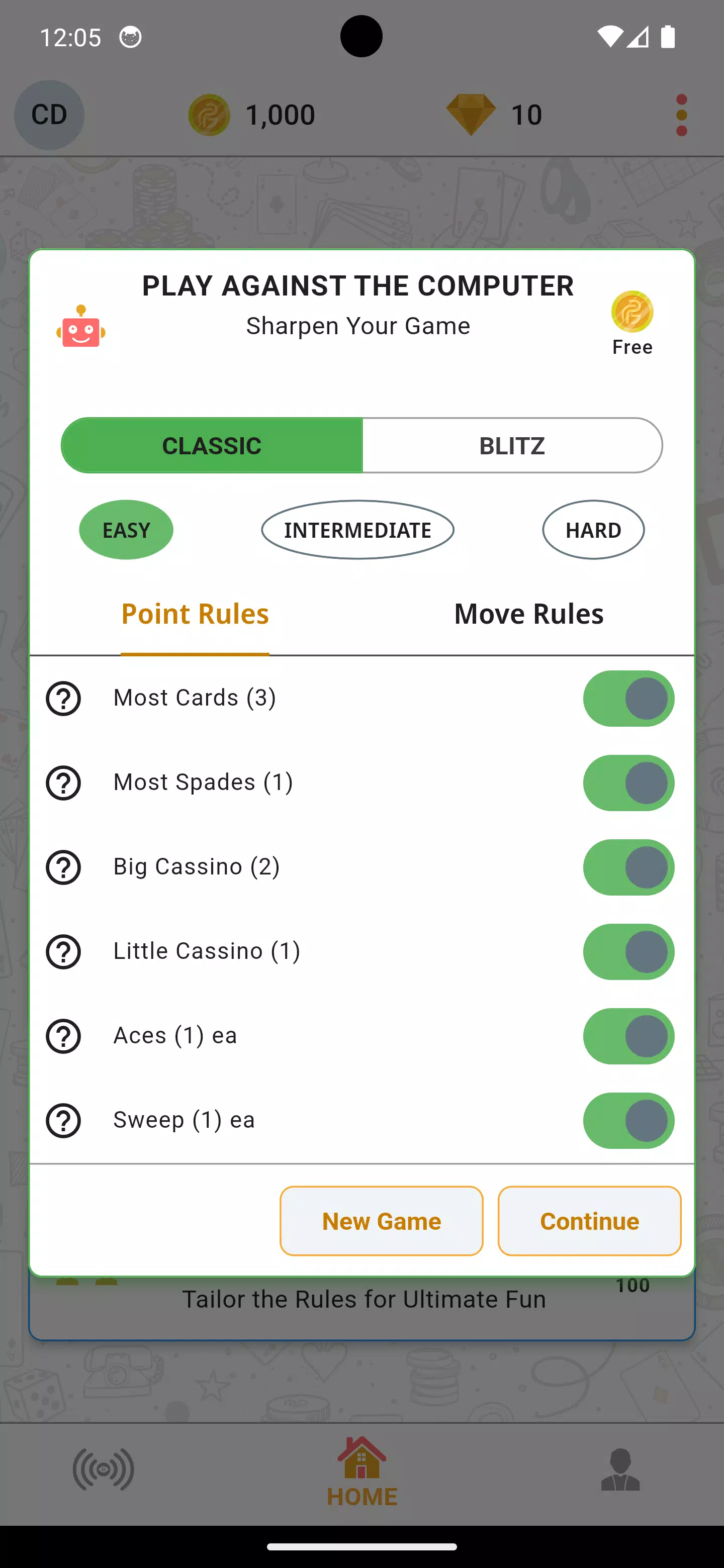 Pocket Cassino Screenshot 2