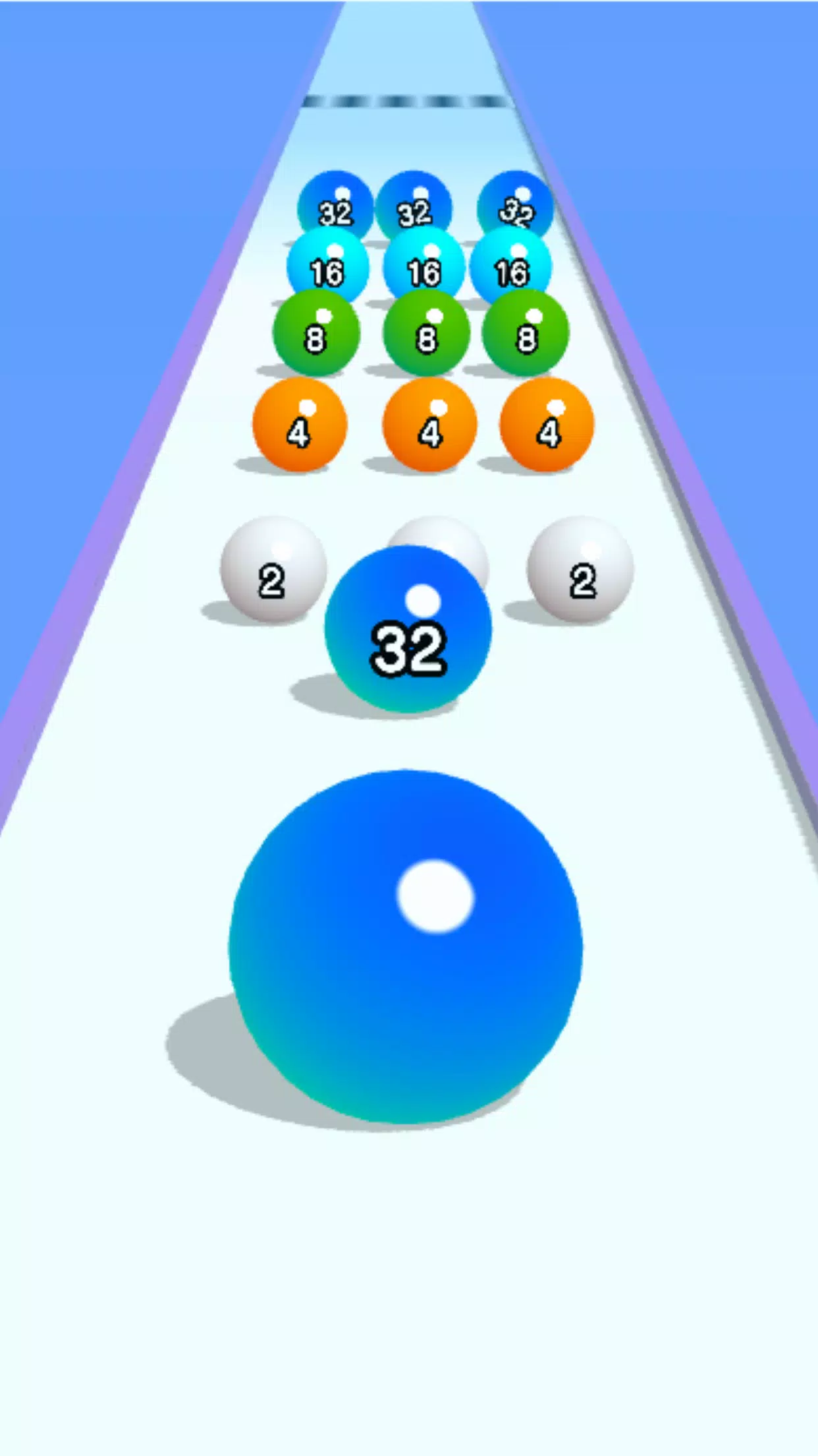 Ball Run 2048: merge number Скриншот 3