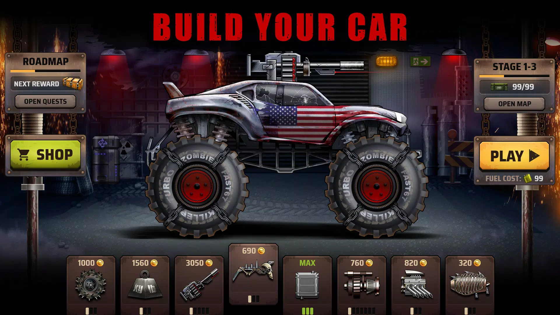 Zombie Hill Racing應用截圖第1張