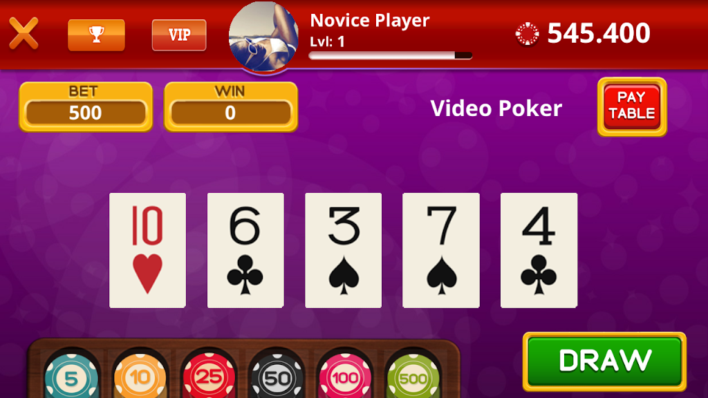 Casino Poker Blackjack Slots Скриншот 1