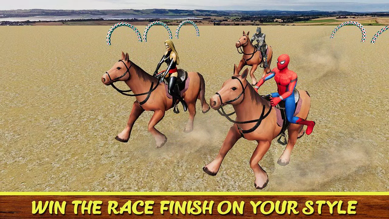 Diligent SuperHeroes Horse Riding 3d應用截圖第4張