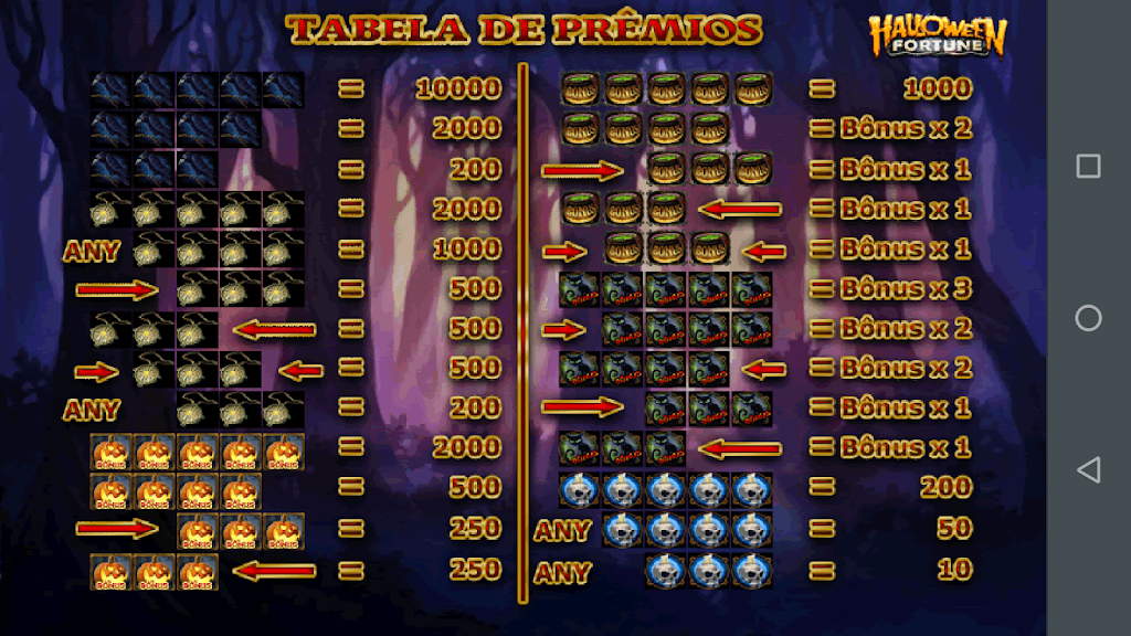 Halloween Fortune Caça Níquel स्क्रीनशॉट 3