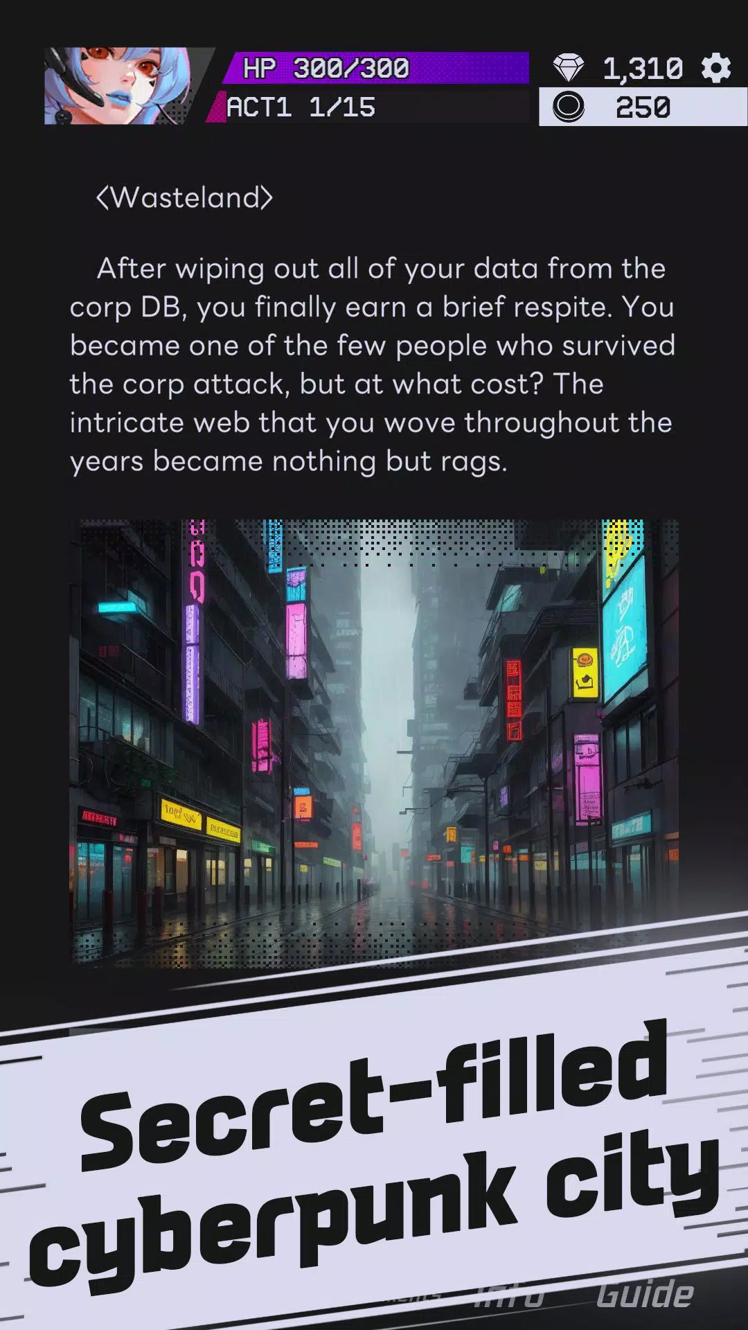 Phantom City: Text RPG スクリーンショット 3