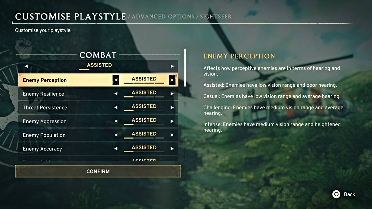 PlayStyle自定義菜單Atomfall