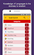 Speak Spanish : Learn Spanish Captura de pantalla 2