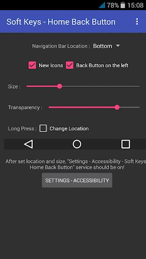 Soft Keys - Home Back Button Captura de pantalla 3