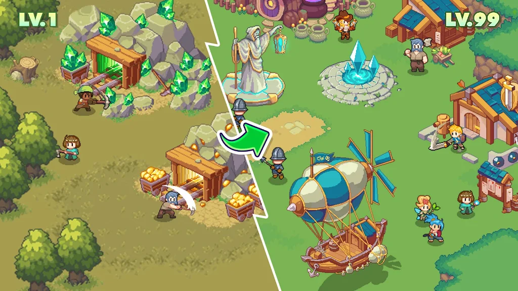 Guardian War: Pixel Rumble RPG Screenshot 2