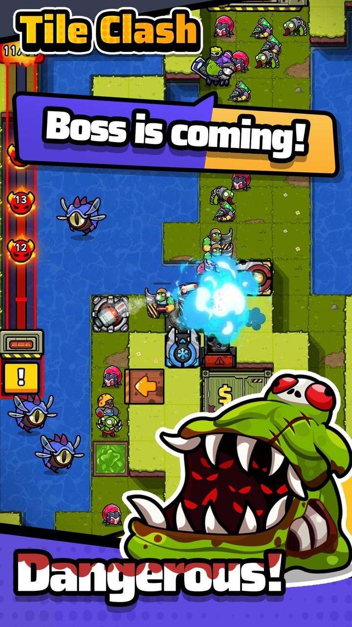 Tile Clash TD:Trap Defense应用截图第2张