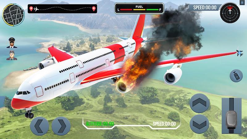 Airplane Simulator Plane Games Captura de tela 4