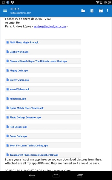 Microsoft Outlook Capture d’écran 3