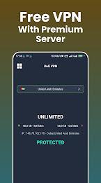 UAE VPN - Proxy VPN for UAE Capture d'écran 1