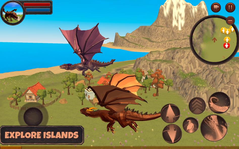 Dragon Simulator 3D Mod スクリーンショット 1