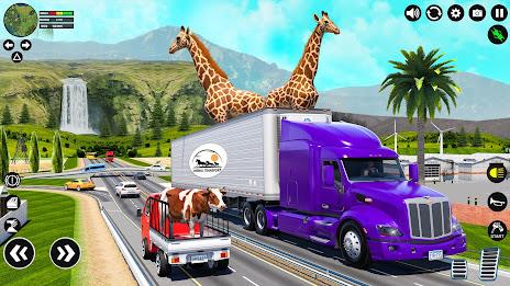 Animal Transport Truck Driving स्क्रीनशॉट 3