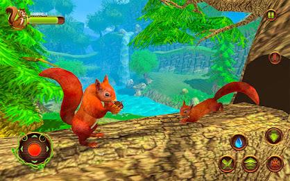 Forest Wild Squirrel Simulator Captura de pantalla 1