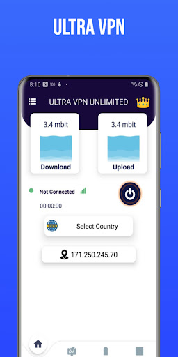 Ultra VPN Proxy 2023 स्क्रीनशॉट 1